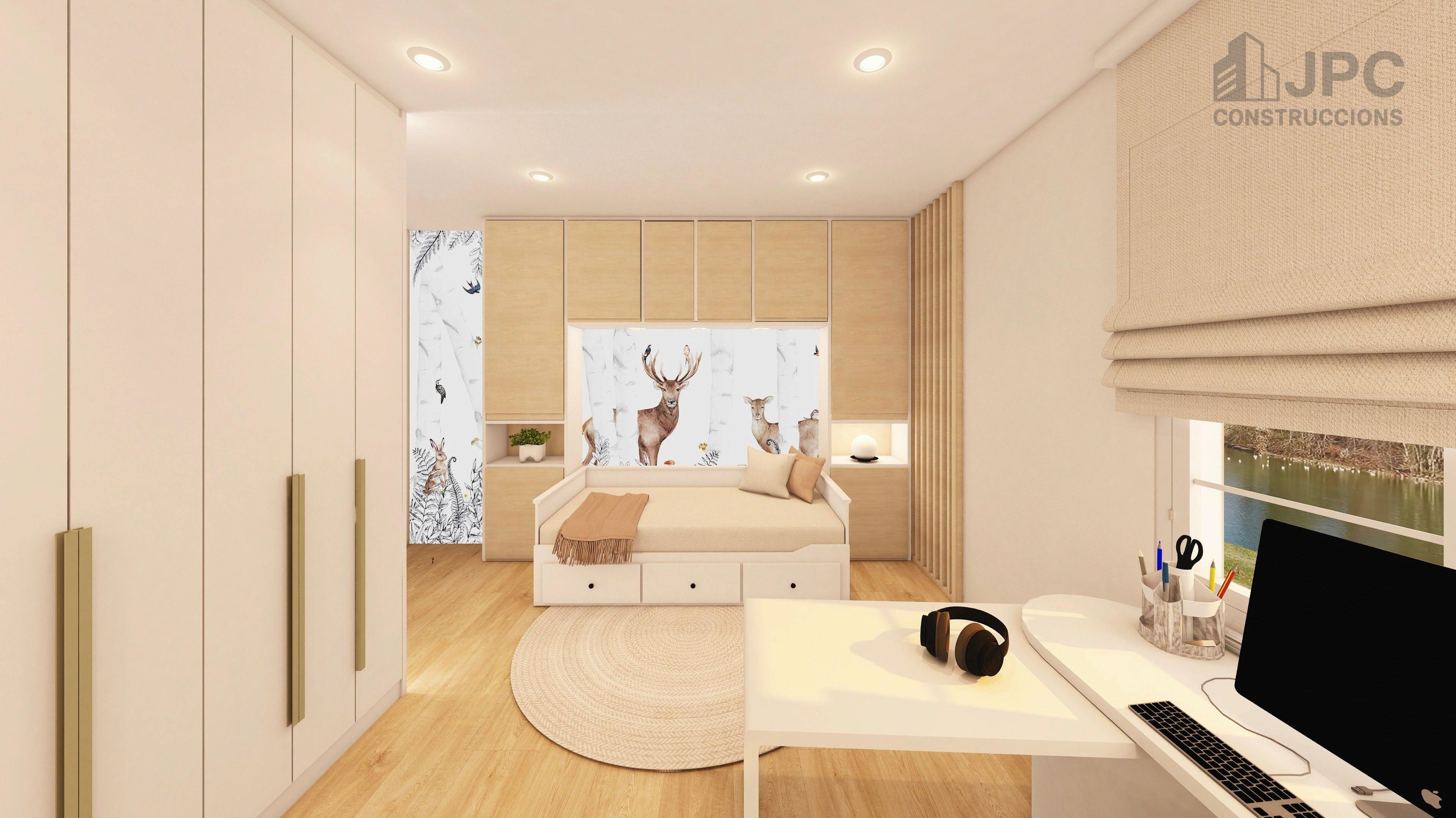 Diseño de interior de sala de estar moderna