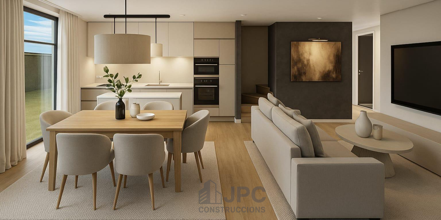 vista zenital d'una habitació